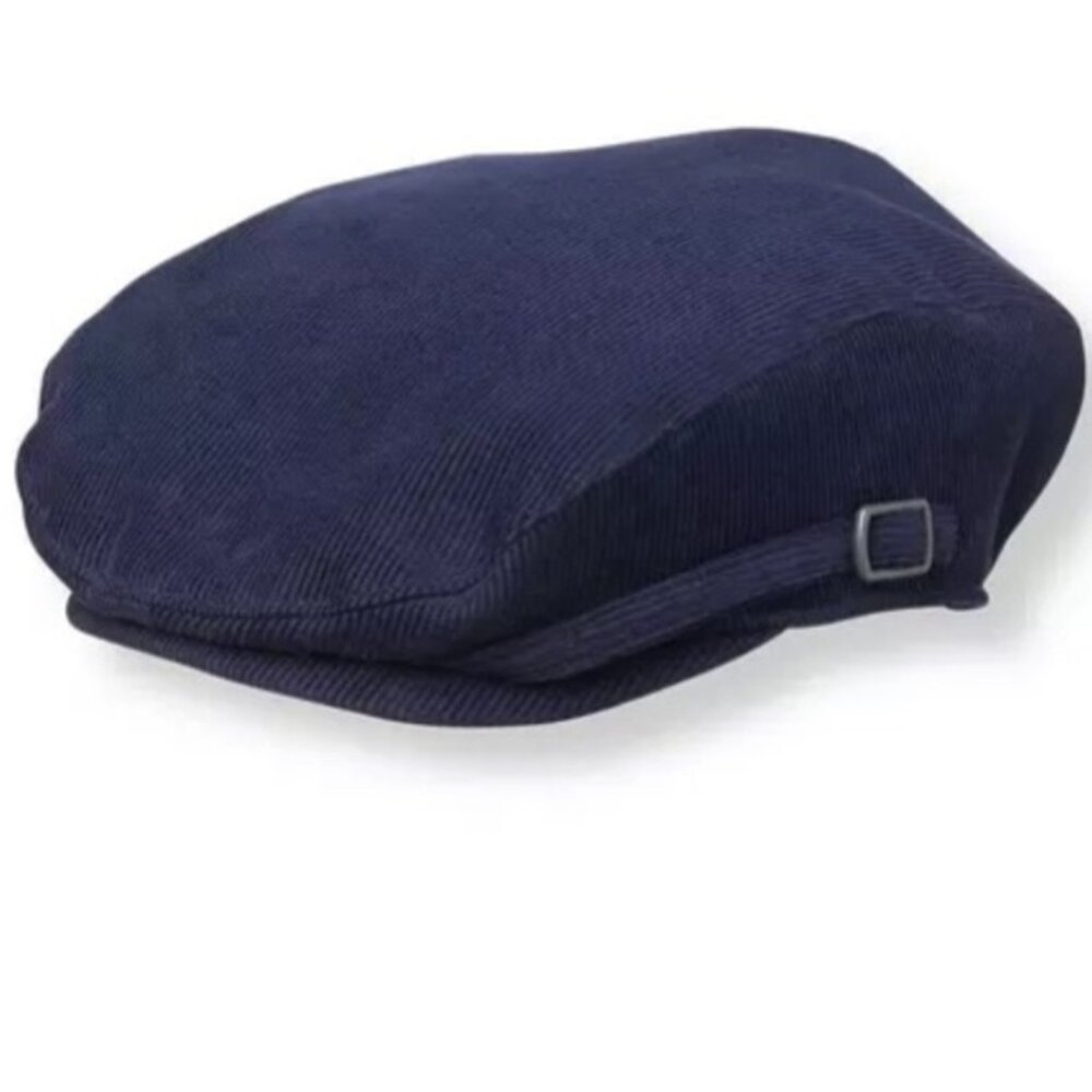Janie and Jack Newsboy Navy Courderoy Hat Cap Size 4 to 5